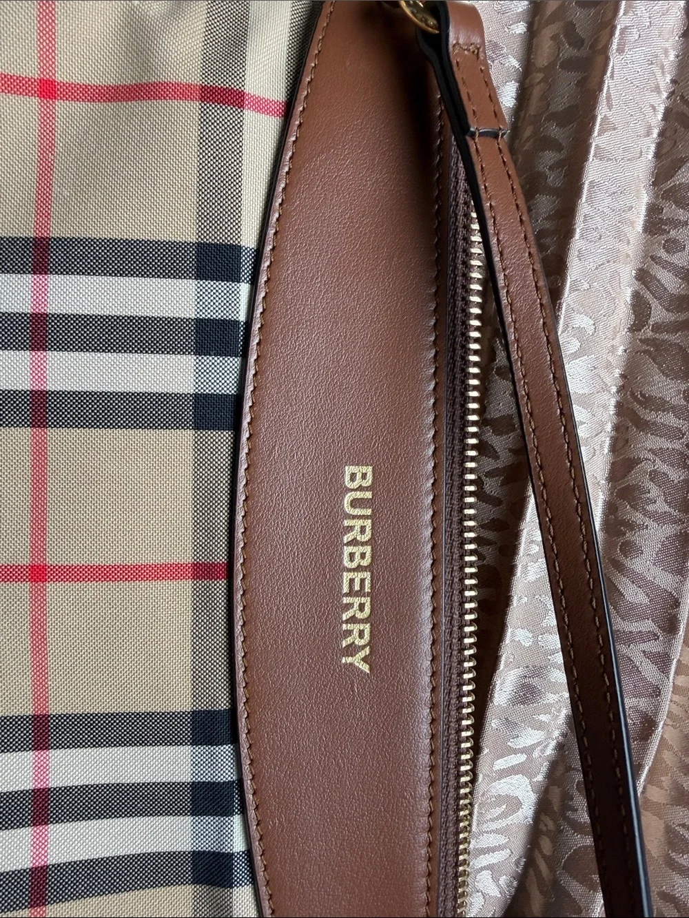 Burberry Checkered Clutch/Crossbody Bag